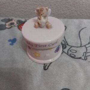 My First Curl Ceramic Baby, Breakable Hair Container